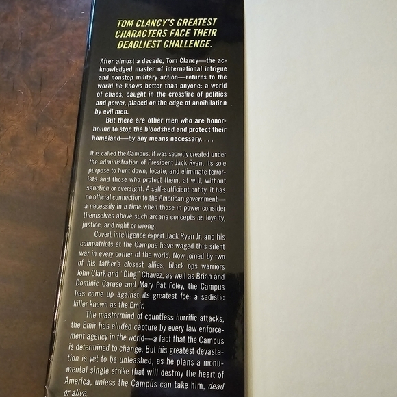 Dead or Alive Novel by Grant Blackwood and Tom Clancy, Hardcover, Pre-owned - Picture 4 of 8